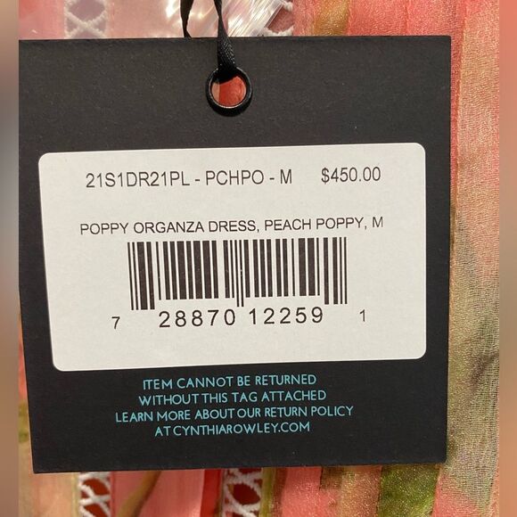 Cynthia Rowley Pink Floral Mini Dress - Picture 12 of 12